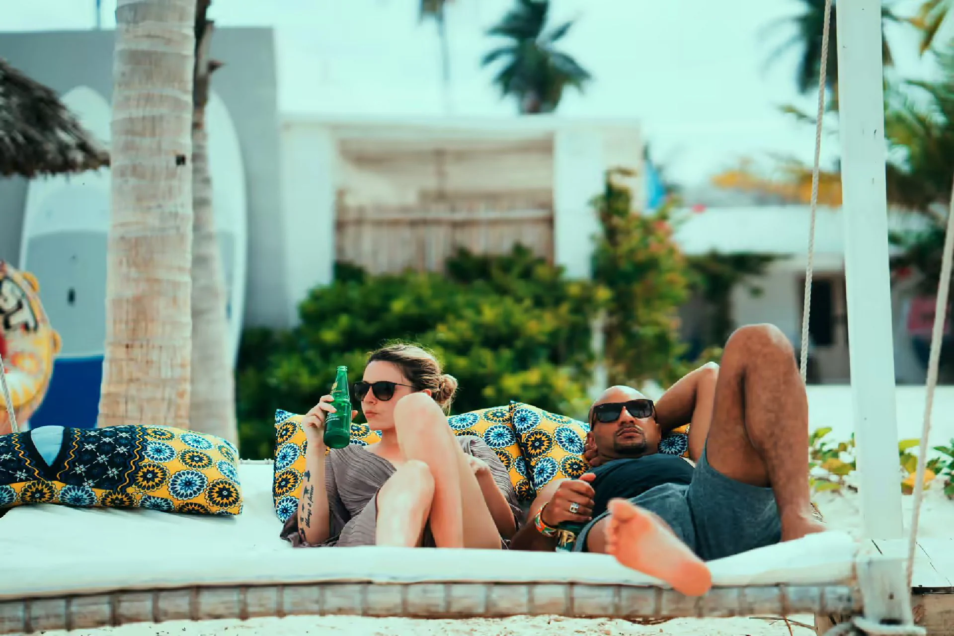 Relaxation on the beach